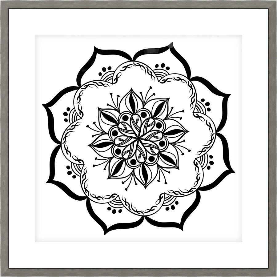 Lotus Picture Frame print