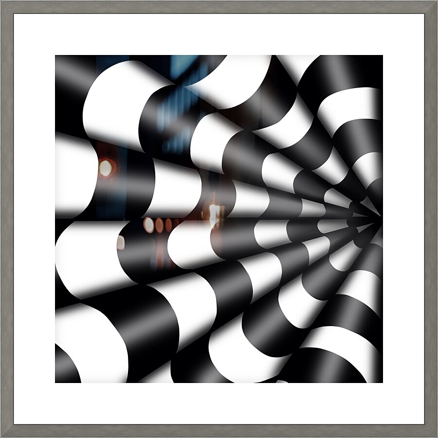 Warped Illusions Picture Frame print