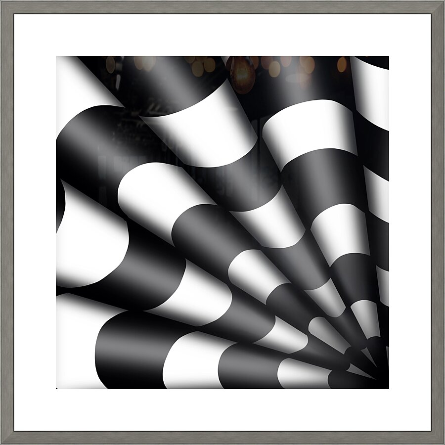 Warped Illusions Picture Frame print
