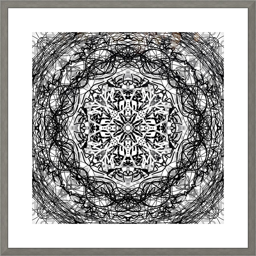 Psychedelic Chaos Picture Frame print