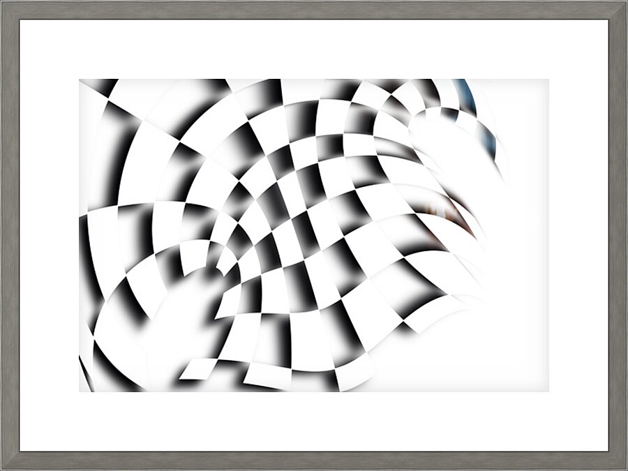 Fractured Reality Picture Frame print