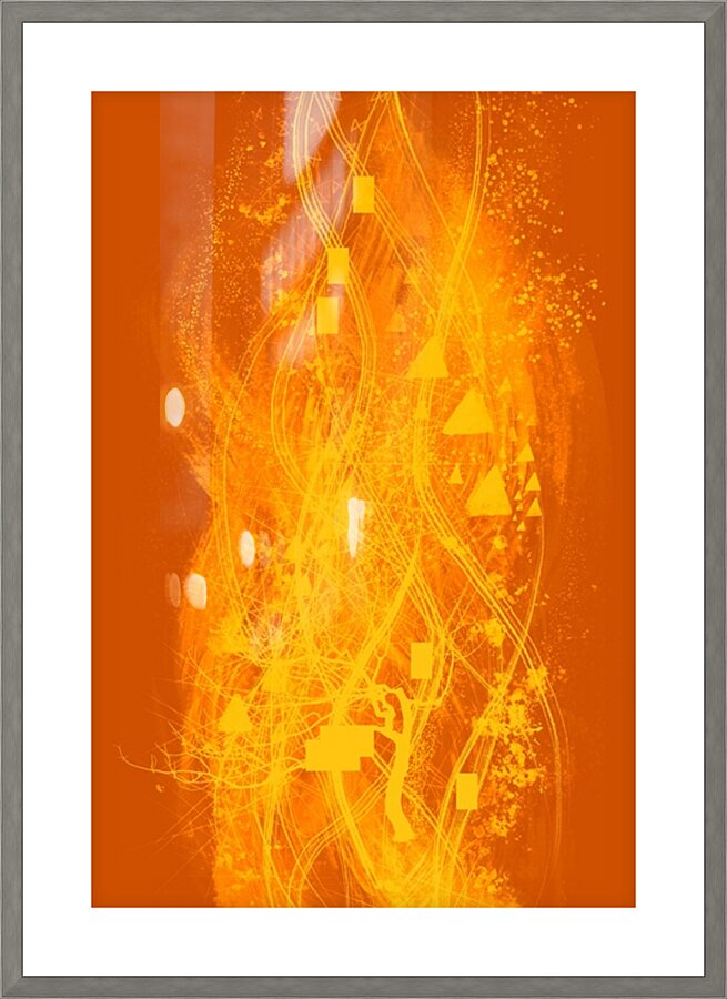 Neural Currents Picture Frame print