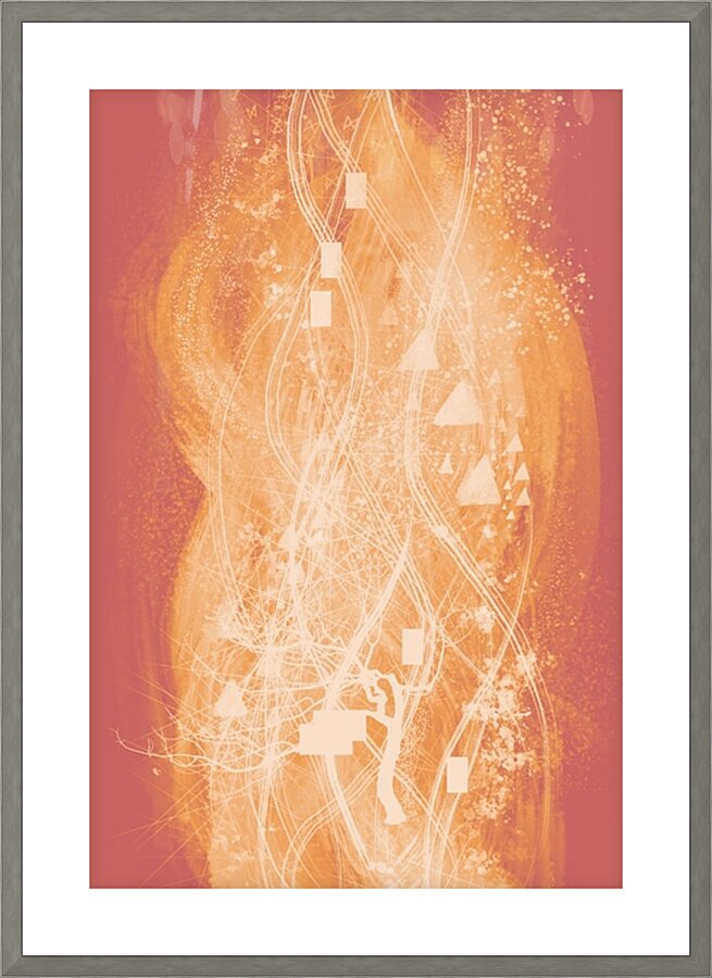Neural Currents Picture Frame print