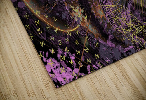 Peacock Abstract Neon Olena Ivanova puzzle