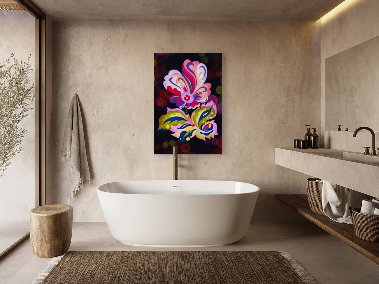 Flower Dark Reproduction