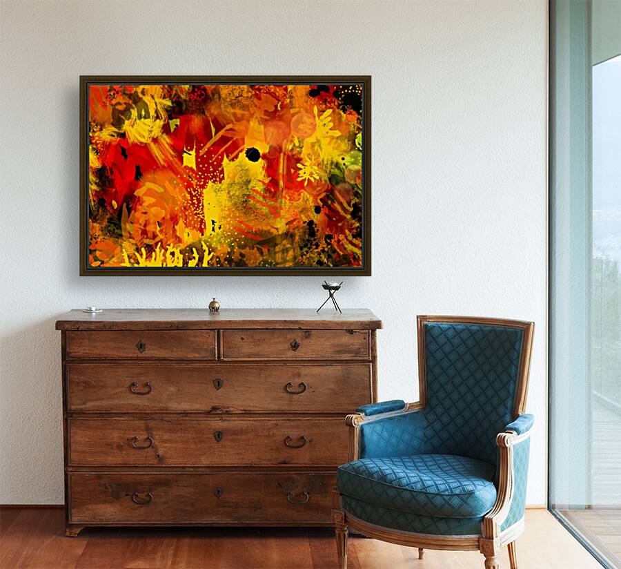 Neon Jungle Orange Reproduction