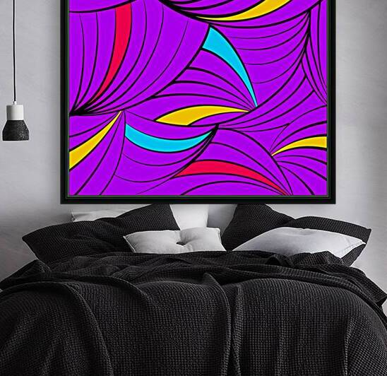 Organic Flow Purple by Olena Ivanova