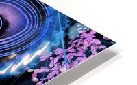 Peacock Abstract Blue HD Metal print