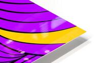 Organic Flow Purple HD Metal print