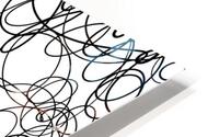 Scribble Dance HD Metal print