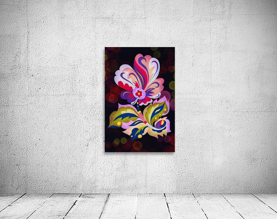Flower Dark Wall Preview