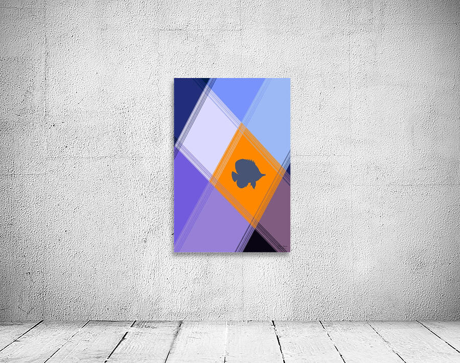 Geometric Reef Blue Wall Preview