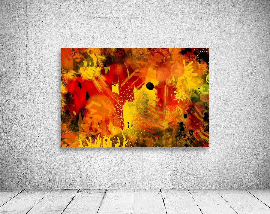 Neon Jungle Orange Wall Preview