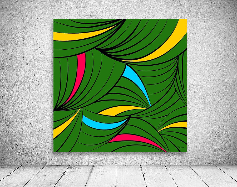 Organic Flow Green Wall Preview
