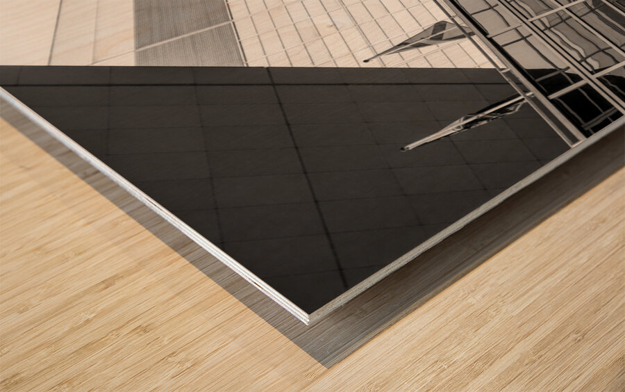 City Geometry Wood print