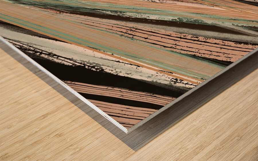 Earthbound Currents  Wood print