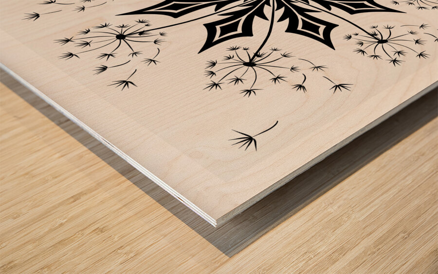 Dandelion Wood print