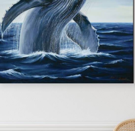 dominating the midsection of the painting are the by adel awad
