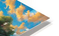 0 The vast expanse of the sky stretches above a f HD Metal print