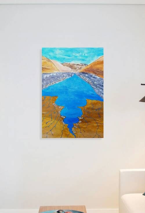 Where Has All the Water Gone  by Alicia art