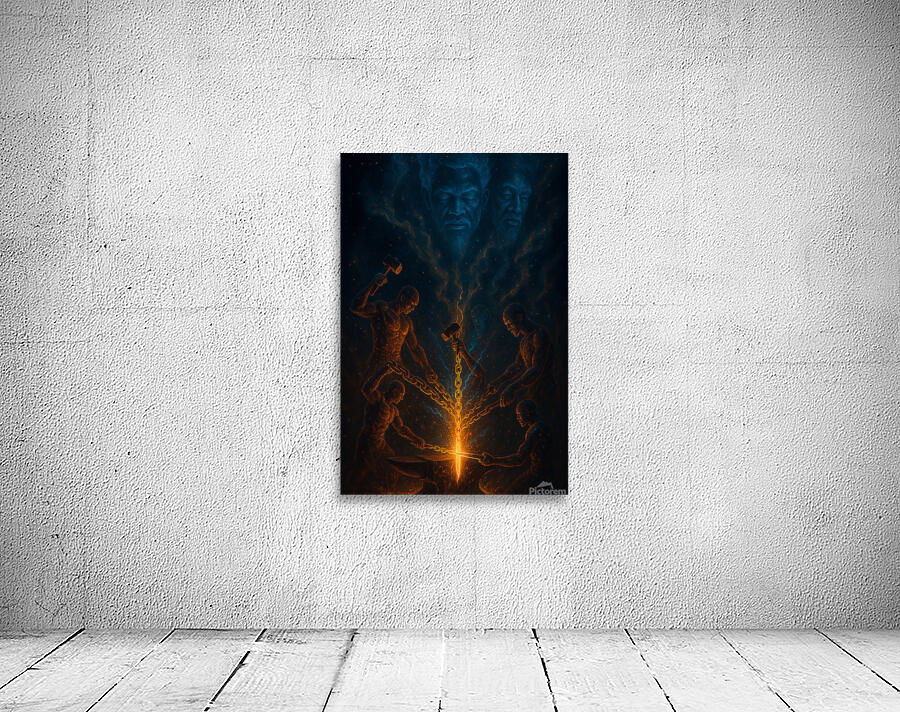 upscaled 24x36 print Wall Preview