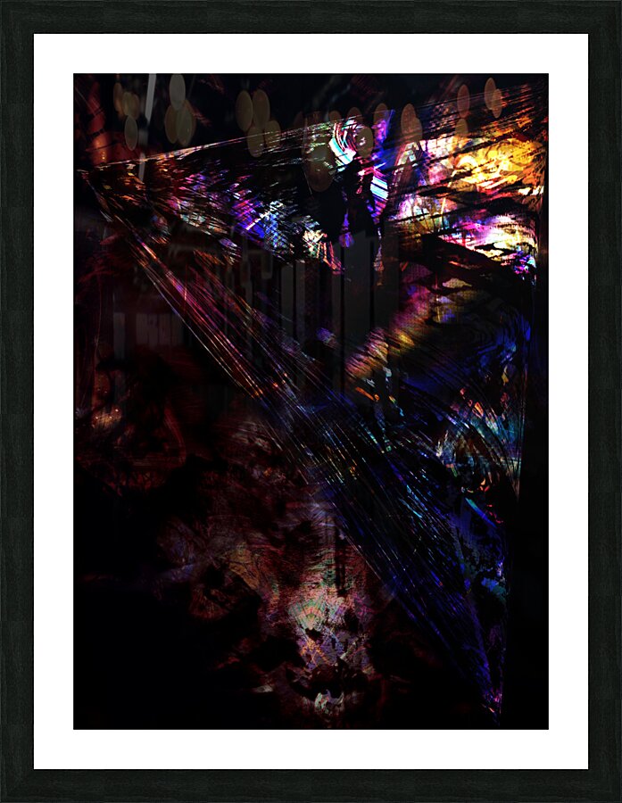 Fracture Picture Frame print