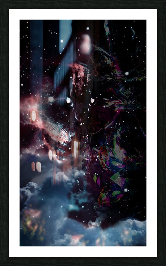 Guarding The Veil Picture Frame print
