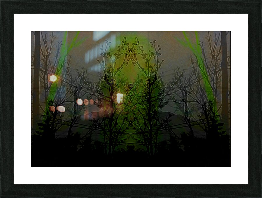 Worlds Collide Picture Frame print