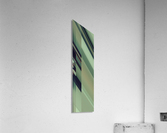 Slanted  Navy-Green Acrylic Print
