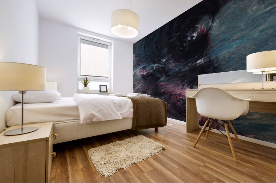 Overwhelming Static Mural print