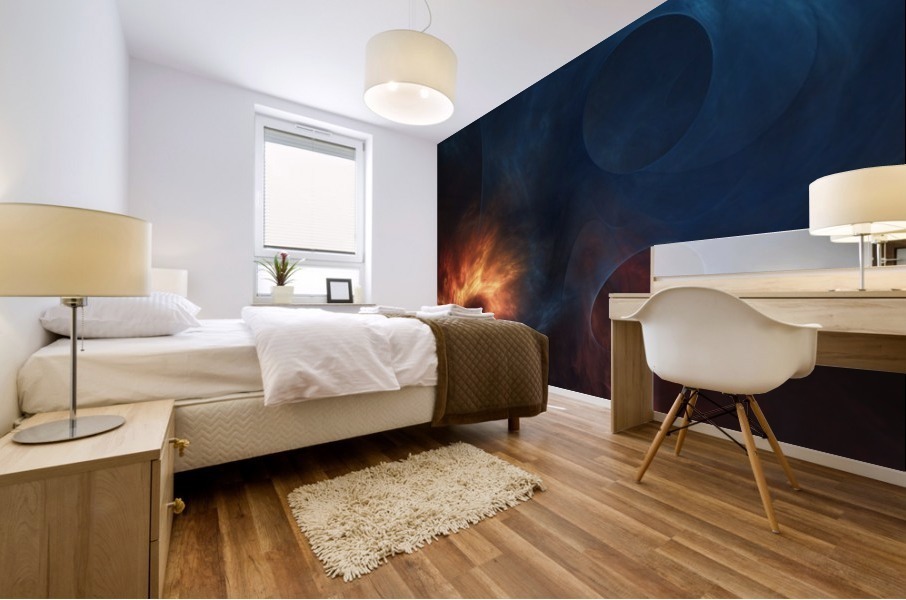 Alien Moonscape Mural print