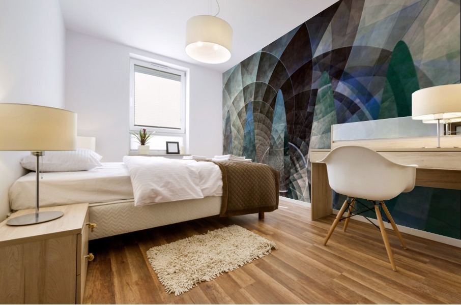 Up Front Mural print