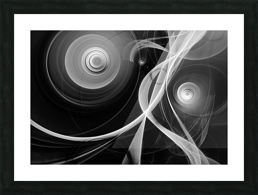Ribbons in Moonlight Picture Frame print
