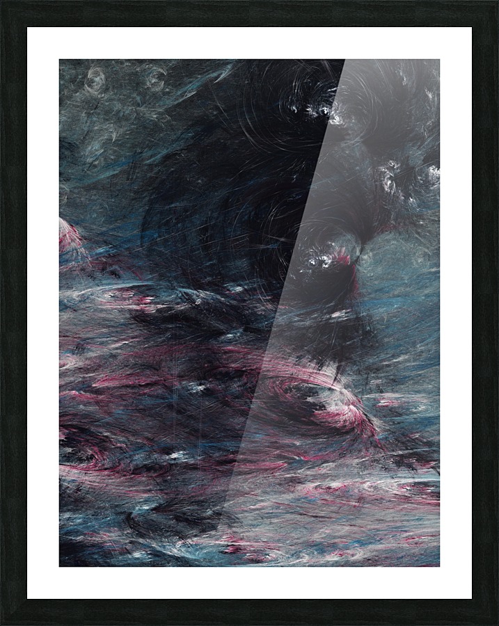 Overwhelming Static Picture Frame print