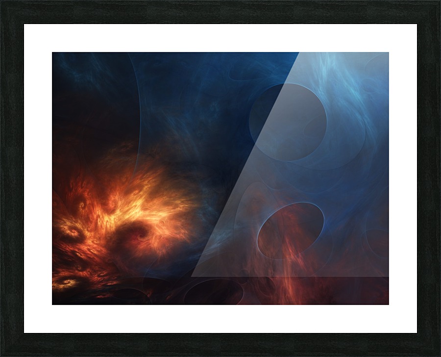 Alien Moonscape Picture Frame print