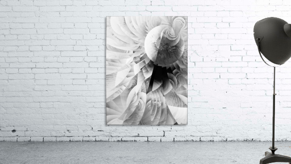 Monotone Meanderings Wall Preview