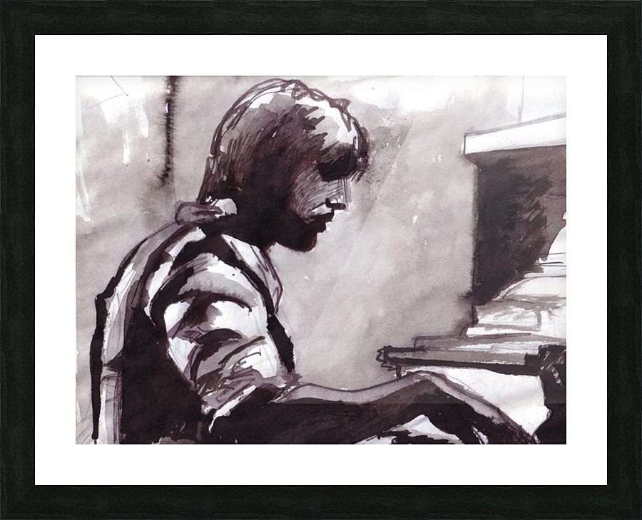 ink painting Picture Frame print