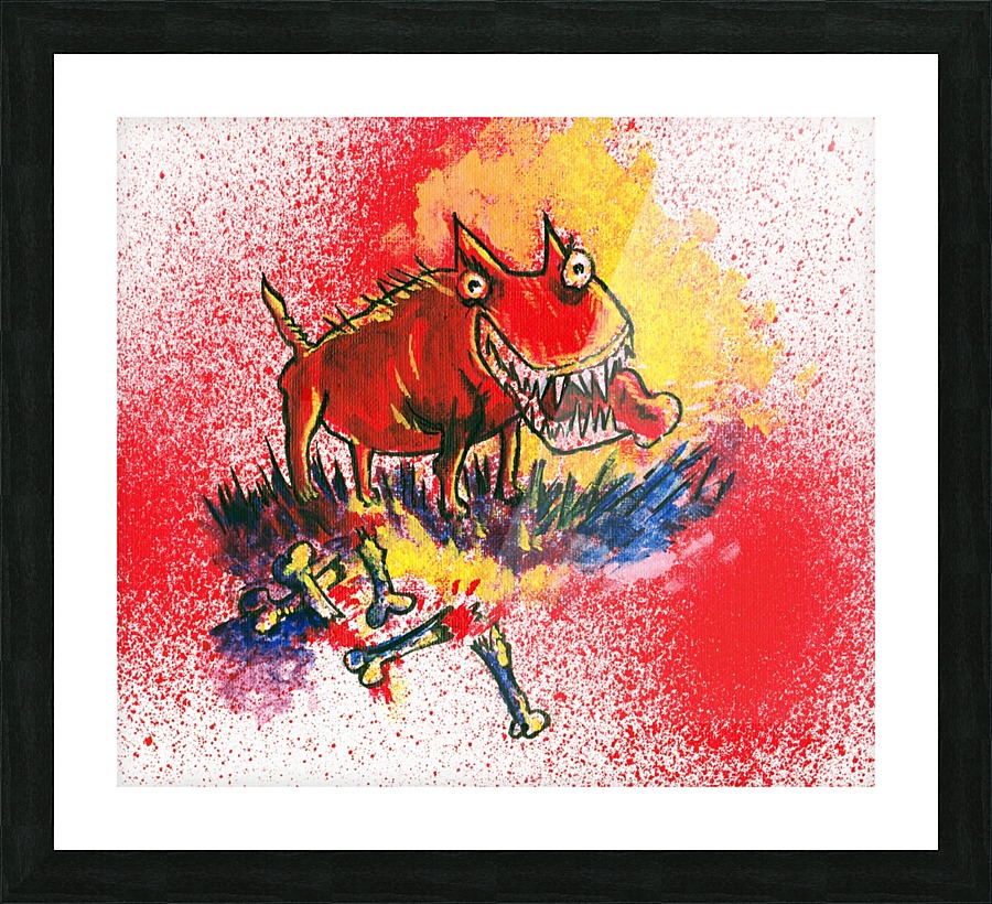 Wild Dog Picture Frame print