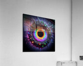 rainbow bionic eye Acrylic Print