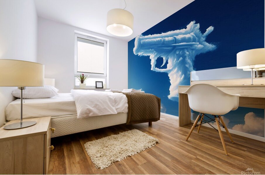 cloud gun 1-6 Mural print