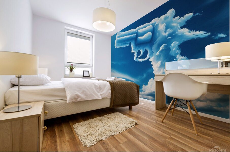 cloud gun 4-6 Mural print
