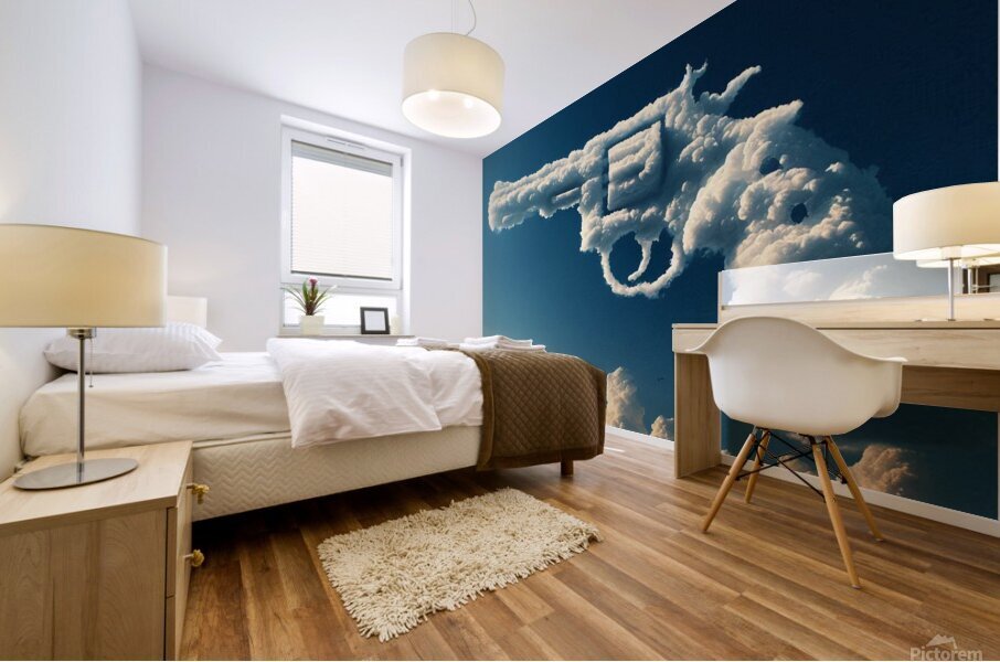 cloud gun 5-6 Mural print