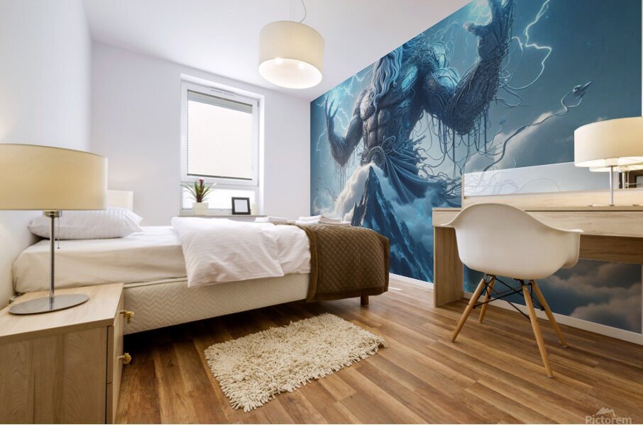 bionic zeus 3 4 Mural print