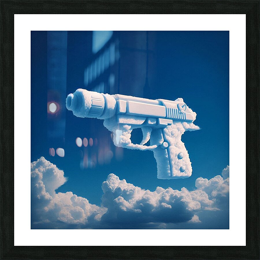 cloud gun 2-6 Picture Frame print