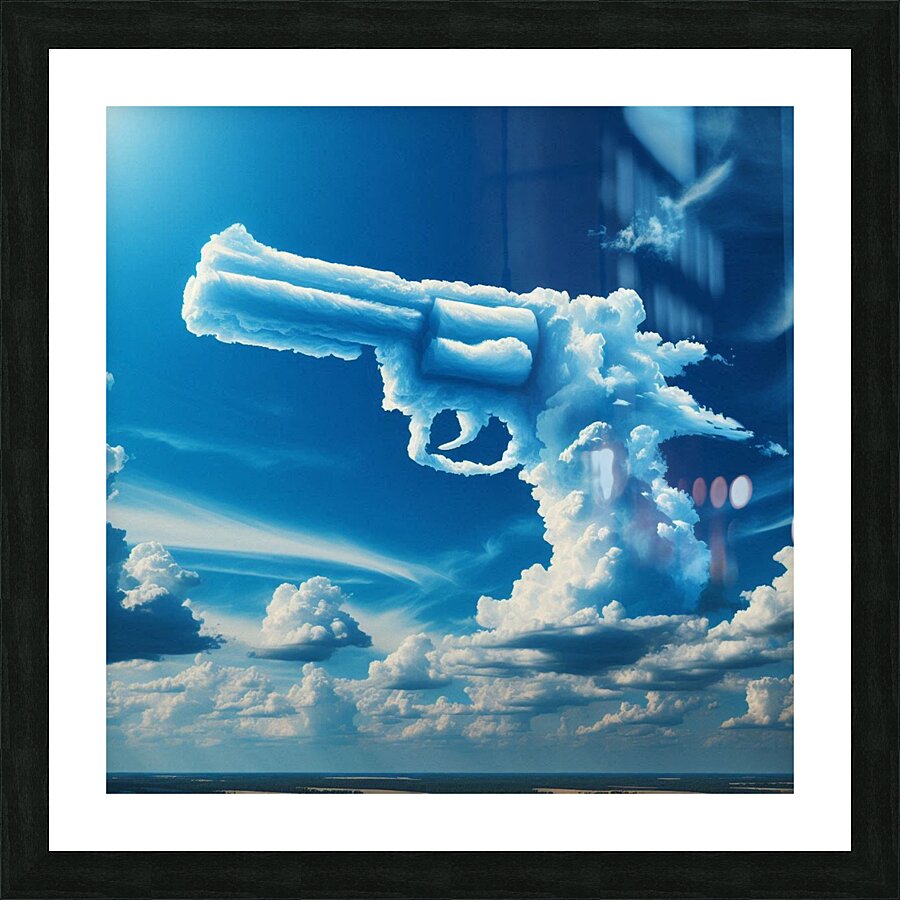 cloud gun 4-6 Picture Frame print