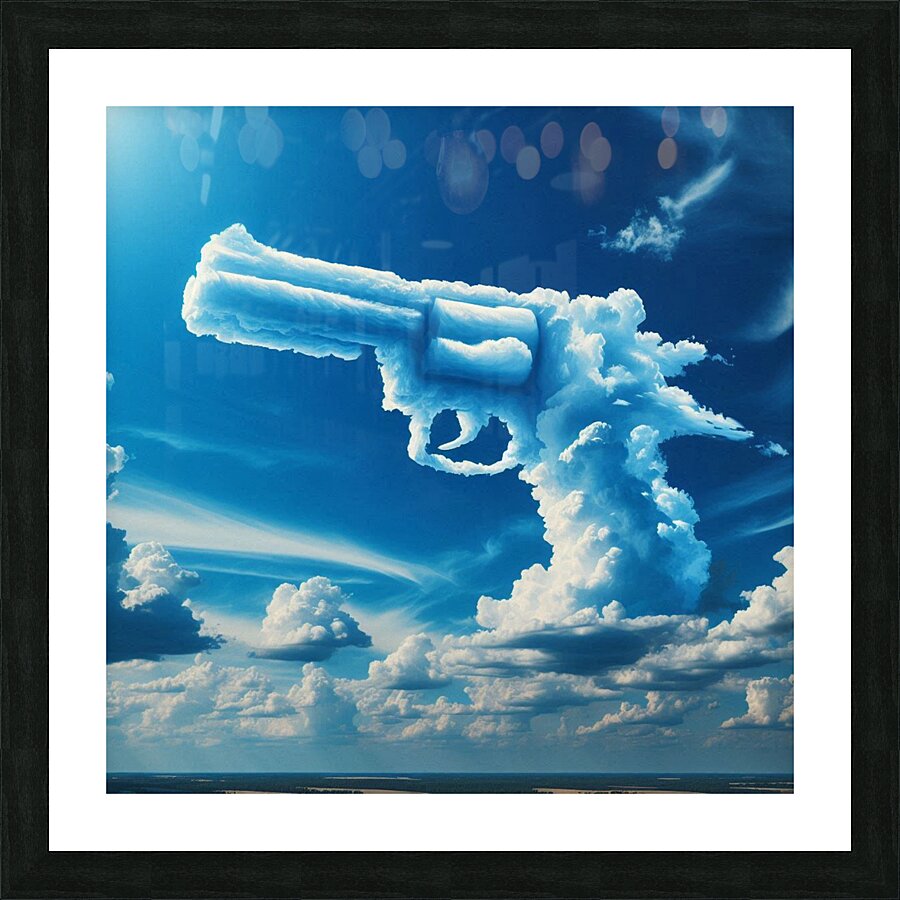 cloud gun 4-6 Picture Frame print