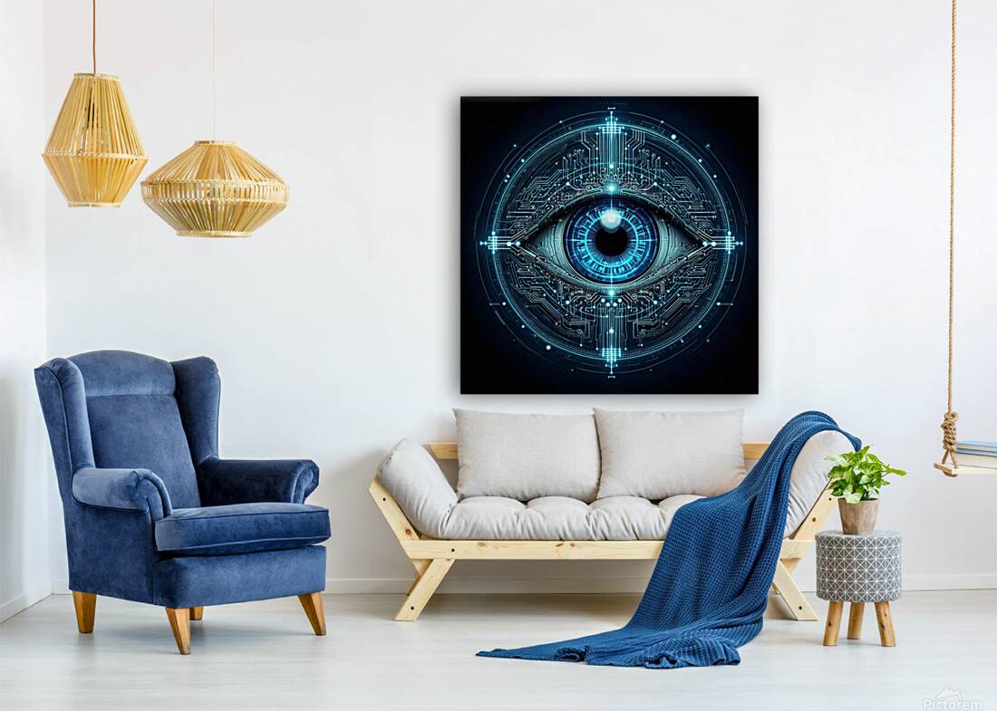 blue bionic eye Reproduction