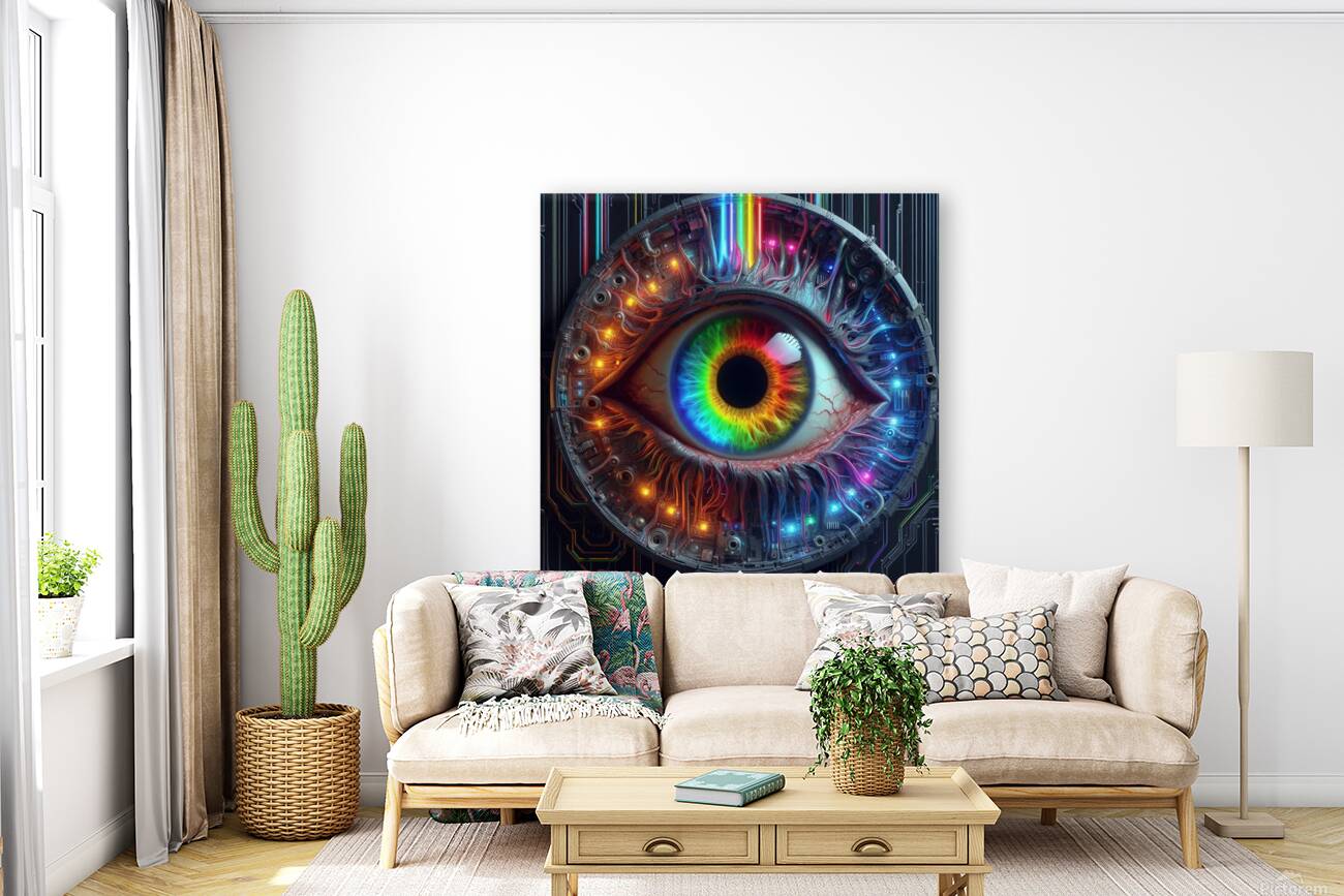 human bionic eye rainbow Reproduction