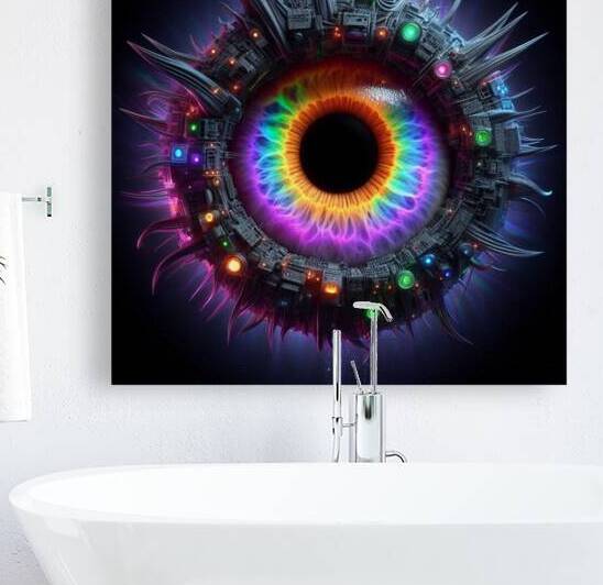 rainbow bionic eye by KATHEO