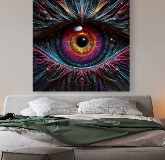 neon dragon 1 bionic eye by KATHEO